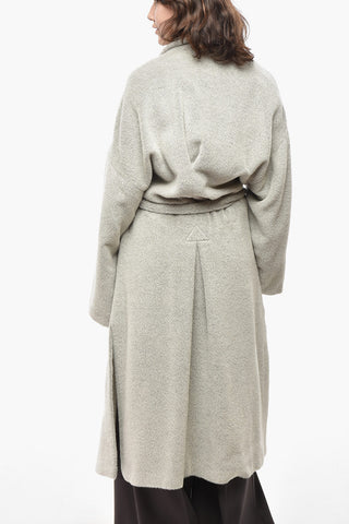 모헤어 랩 코트, 벨트 포함