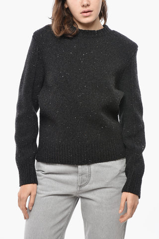 Pullover Girocollo in Misto Lana