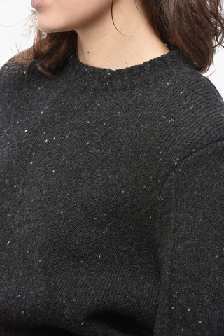 Pullover Girocollo in Misto Lana
