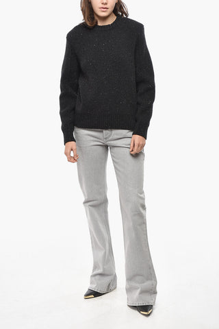 Pullover Girocollo in Misto Lana
