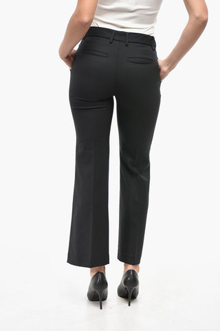 Gabardine SANDY Pants with Belt Loops