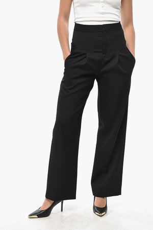 Cropped-Fit Trousers STAYA with One Pleat