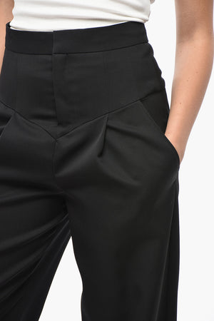 Cropped-Fit Trousers STAYA with One Pleat