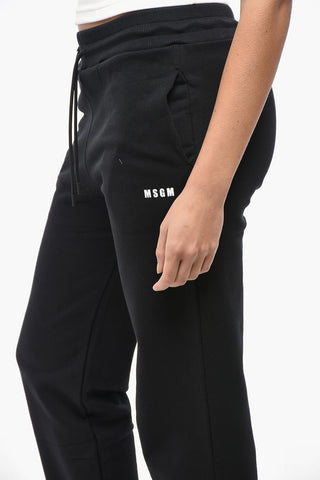 Joggers in Cotone a Tinta Unita