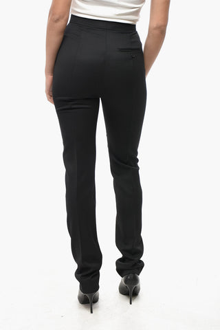 4-Taschen-Hose aus Wolle mit Reißverschlüssen an den Knien