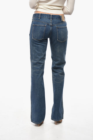 Ausgestellte Jeans Mit Mittlerer Bundhöhe 22cm