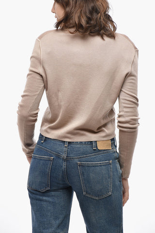 Silk and Cashmere Crop Cardigan