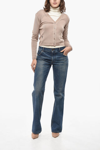 Silk and Cashmere Crop Cardigan