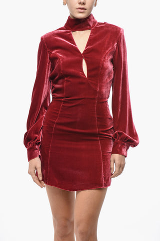Vestito in Velour NATALIE con Cut-out