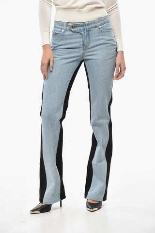 Straight Fit Two-Tone Denims 22cm