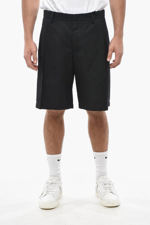 Shorts in Misto Cotone a 1 Pince