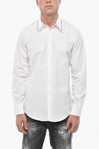 Slim-Fit Shirt COW BOY EASY with Visible Stitching