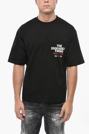 Loose-Fit T-Shirt mit Rundhalsausschnitt und Brusttasche