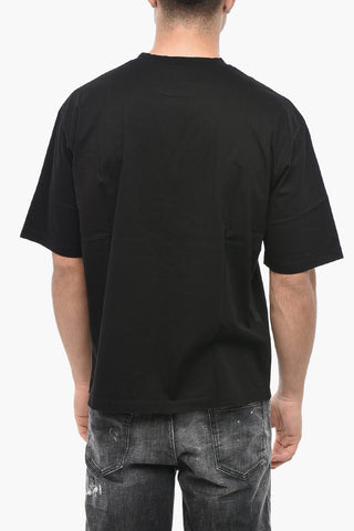 Loose-Fit T-Shirt mit Rundhalsausschnitt und Brusttasche