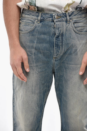 Straight-Leg Jeans OSAKA Whiskering Effect 23cm