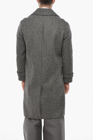 Cappotto GOODMAN in Misto Lana a Fantasia Pied-de-Poule