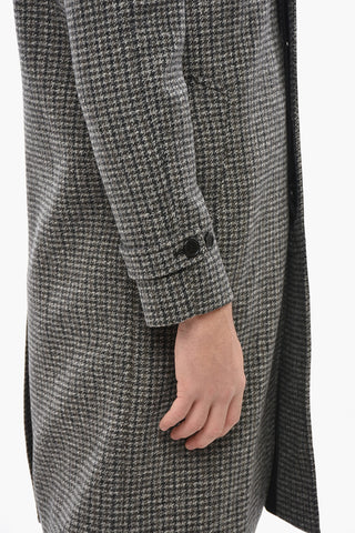 Cappotto GOODMAN in Misto Lana a Fantasia Pied-de-Poule