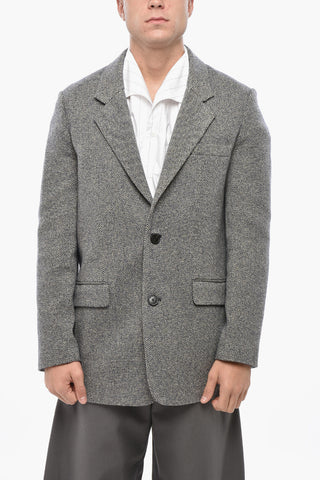 Short Wool Blend Coat FAHAR with Flap Pockets