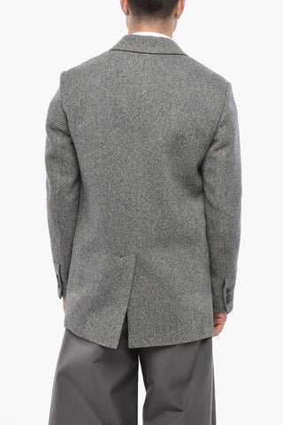 Short Wool Blend Coat FAHAR with Flap Pockets