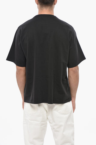 T-Shirt mit Rundhalsausschnitt und Ton-in-Ton-Logo