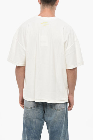 T-Shirt mit Rundhalsausschnitt H-TOWN mit Frontprint