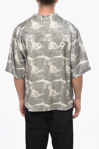 Gemustertes Kurzarmhemd