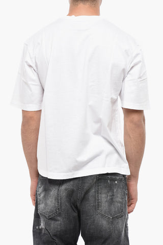 Loose-Fit T-Shirt aus Baumwolle mit Logopatch