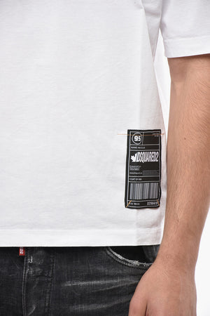 Loose-Fit T-Shirt aus Baumwolle mit Logopatch