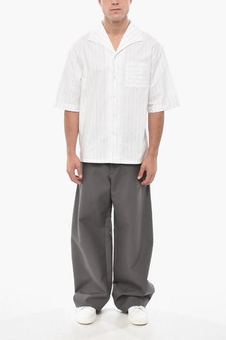 Camicia a Righe a Maniche Corte