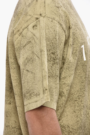 Cotton T-Shirt with Embossed Logo