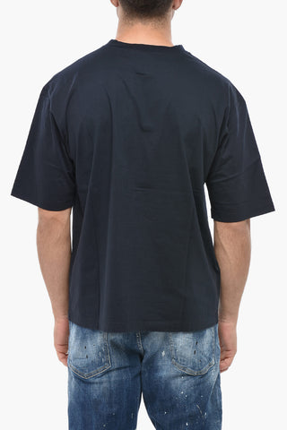 Loose-Fit T-Shirt mit Rundhalsausschnitt und Brusttasche
