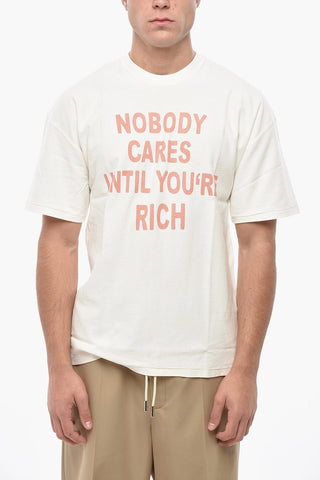 T-Shirt Girocollo NOBODY CARES in Cotone