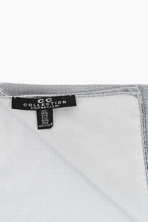 CC COLLECTION Patterned Silk Pocket Square