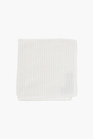 CC COLLECTION Gestreiftes Einstecktuch aus Seide