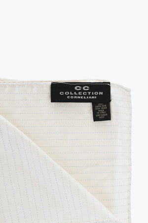 CC COLLECTION Gestreiftes Einstecktuch aus Seide