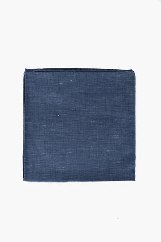 Linen-Blend Solid-Color Pocket Square
