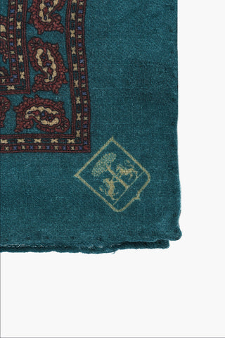 Einstecktuch aus Wolle mit Paisley-Muster