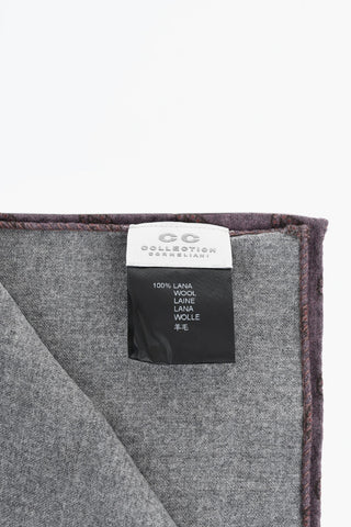 CC COLLECTION Einstecktuch aus Wolle mit Paisley-Muster