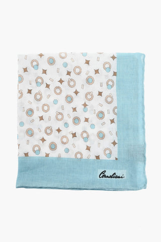 Patterned Linen Pocket Square