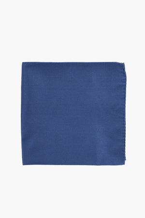 CC COLLECTION Solid Silk Pocket Square