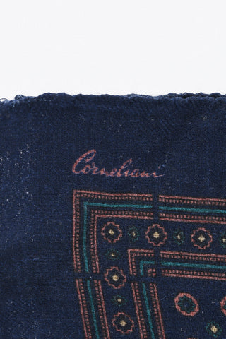 Patterned Wool Pocket Square