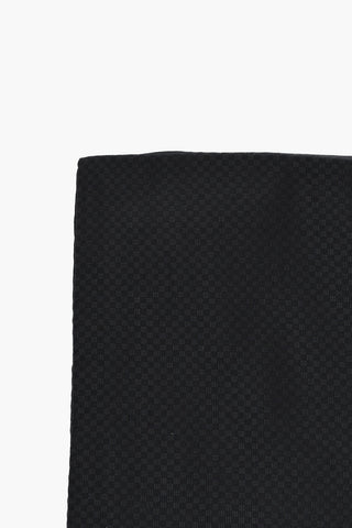 Kariertes Einstecktuch mit Lurex-Details