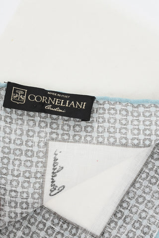 Pocket Square with Patterned Edge
