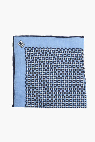 Patterned Linen Pocket Square