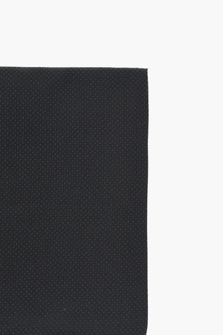 Einfarbiges Seiden-Einstecktuch mit Lurex-Details