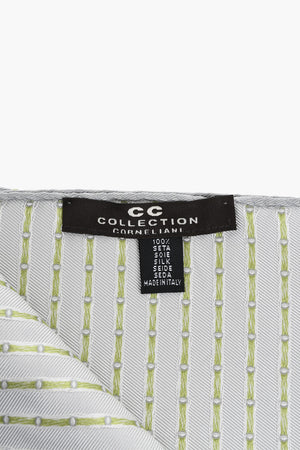CC COLLECTION Polka Dot Silk Pocket Square