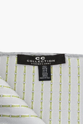 CC COLLECTION Polka Dot Silk Pocket Square