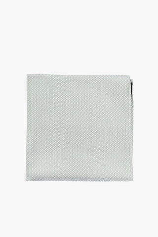 Solid Pocket Square with Micro Motifs