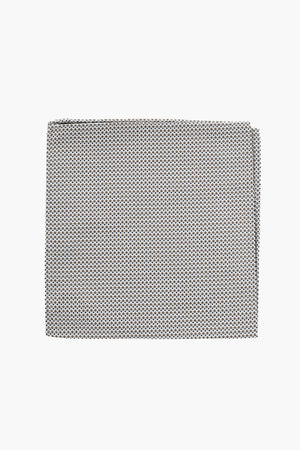 Einstecktuch aus Seide mit Jacquard-Motiven