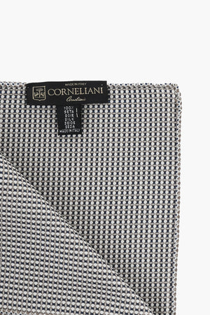 Einstecktuch aus Seide mit Jacquard-Motiven